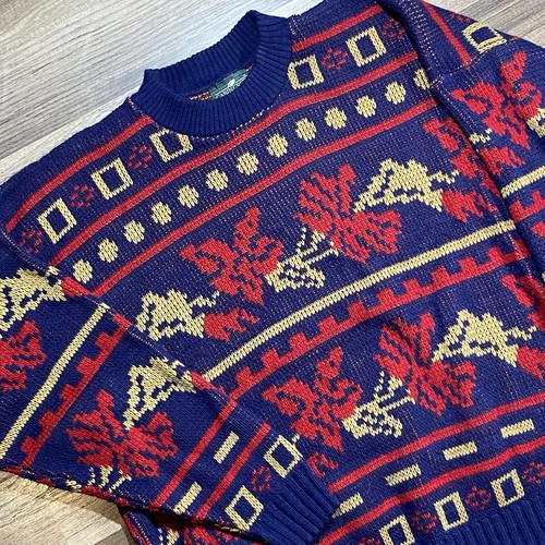Vintage 90s thick knit sweater - 90s,