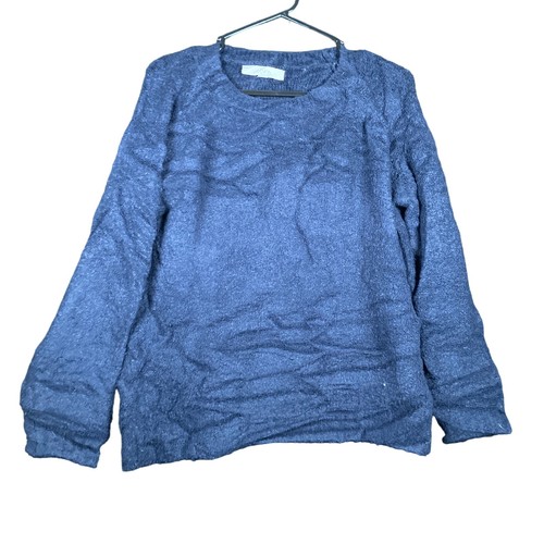 Loft womens sweater blue crew - womens,