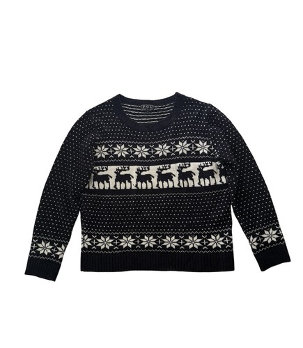 Fair isle reindeer snowflake - isle,