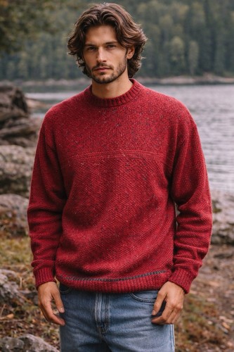 Vintage 90s alps mens sweater - 90s,